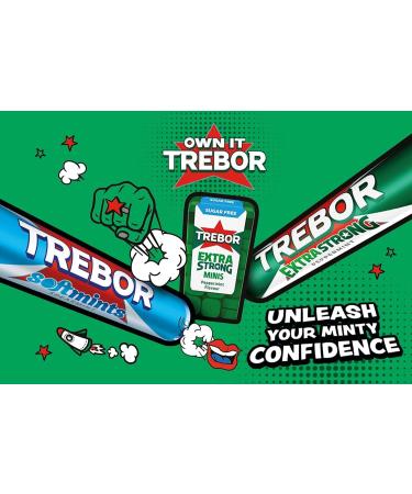 Trebor Extra Strong Peppermints Roll 41.3g (Box of 40) Hit Of Peppermint Refreshment Gift Hamper For Birthday Christmas Sold By Kidzbuzz - Buy Online on GoSupps.com