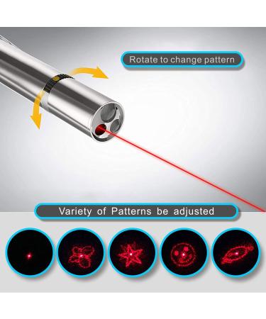 Interactive Toys for Indoor Cats & Dogs 5 Graphic conversions Pointer Cat Toys & Dogs USB Recharge UV Flashlight Find cat Ringworm Flashlight Clicker Pen for Indoor - Buy Online on GoSupps.com
