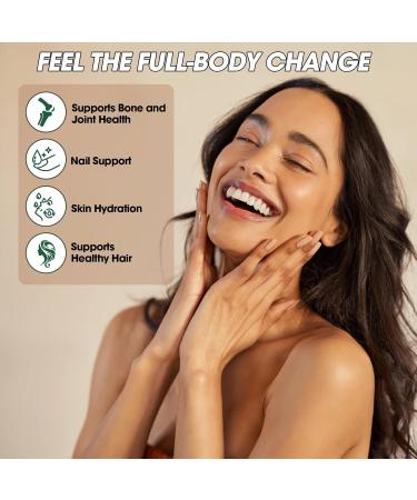 LIVINGANIC Collagen Peptides Powder Unflavored 15.9oz, Hydrolyzed Bovine Collagen 41 Servings Types I & III, Grass-Fed, Pasture-Raised Protein, Zero Sugar Supplement - Buy Online on GoSupps.com