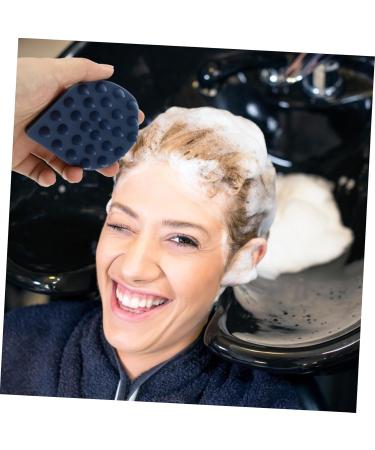 BCOATH Silicone Bathing Brush & Hair Washing Comb - Scalp Massage Device | Water Drop-Shaped Brush (8.5x7cm) for Ultimate Hair Care - Buy Online on GoSupps.com