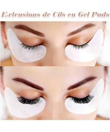 VEGCOO 80 Paires Patchs Pour Extensions de Cils Gel Non Pelucheux pour Teinture Cils Extension Cils (Renard) - Buy Online on GoSupps.com