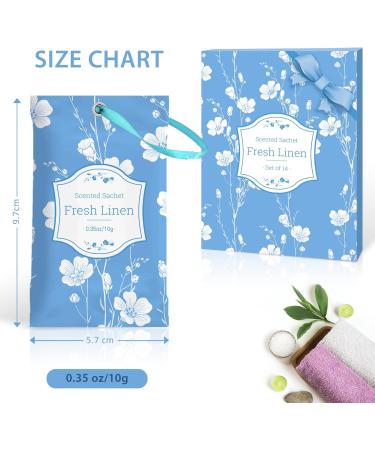 Buy Scent-Hi Linen Scented Sachets - Freshen Up Drawers Cupboards Rooms and Cars (14 Sachets) - International Shipping - Buy Online on GoSupps.com