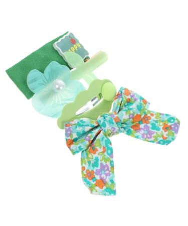 FAVOMOTO 5 Sets Hair Clip Hair Accessories Cute Hair Barrettes Bow Hair Clips Party Hair Clips Girls Suit Pearl Headpiece Clips for Hair Cartoon Hair Clip Little Girl Miss Alligator Clip