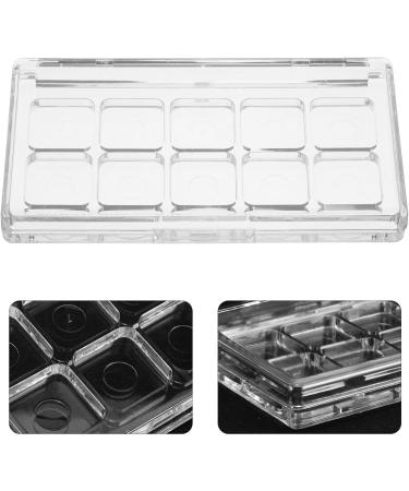  FONDOTIN Transparent Makeup Palette Refillable for Eyeshadow Blush Lipstick DIY Organizer with Spacious Compartments for Creative Makeup Lovers - Buy Online on GoSupps.com