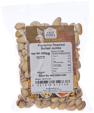 Old India Pistachio Roasted Salted Jumbo 250g Roasted Salted 250g