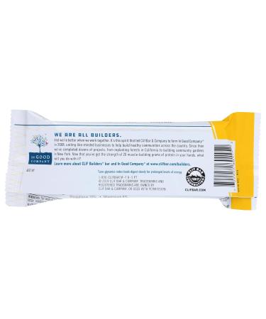 Buy CLIF BUILDERS Protein Bars - Vanilla Almond - 20g Protein - Gluten Free - 2.4 Ounce - International Shipping Available - Buy Online on GoSupps.com