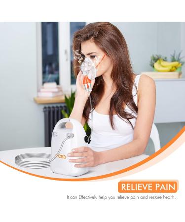 Nebulizer Machine for Adults and Kids - VCBB Home Asthma Inhaler for Breathing Problems - Includes Tubing, Mouthpiece, and Masks - Buy Online on GoSupps.com
