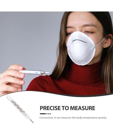 2Pc Glass Oral Thermometer for Adults - Fast Reading Fever Indicator | Free Shipping Worldwide - Buy Online on GoSupps.com