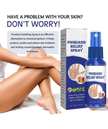 BLEDD Psoriasis Treatment Spray - Skin Repair Relief for Plaque Psoriasis (2pcs) - Buy Online on GoSupps.com