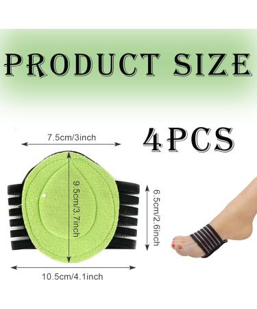 Orthotic Arch Support Foot Pads - 2 Pair Set for Pain Relief | Ideal for Running, Exercising, and All-Day Wear - Buy Online on GoSupps.com