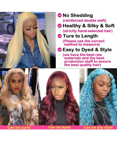 Seekomi 613 Body Wave Human Hair Bundles 18 inch Honey Blonde 3 Bundles - 10A Brazilian Virgin Hair Extensions for Black Women - Buy Online on GoSupps.com