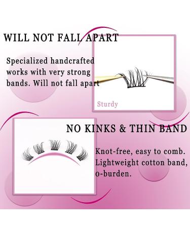 Ahrikiss D Curl Lash Clusters 72 Pcs - DIY Fluffy Eyelash Extensions for Home Makeup - B11 (8/10/12/14/16mm) Volume Individual Lashes - Buy Online on GoSupps.com