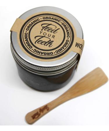 Charcoal Toothpaste Xtra Whitening - Zero Waste Organic All Natural 4.5 oz Glass Bottle | Lucky Teeth - Buy Online on GoSupps.com