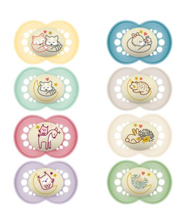 MAM Pacifier Original Nuit 6+ months Silicone 2 pieces