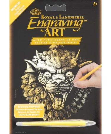 Gargoyle Gold Foil Engraving Art Kit