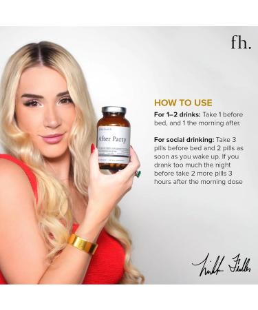 Fuller Health After Party DHM Dihydromyricetin Supplement | Supports Liver Metabolism Energy Levels Post-Celebration Relief | Feel Refreshed 650mg Per Pill | 3 Bottles 72 Servings 120 Count (Pack of 3) - Buy Online on GoSupps.com