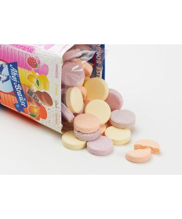 Frigeo Ahoj-Brause Classics - Round Candies (Lemon Orange Raspberry Cola) 1x125g | International Shipping Available - Buy Online on GoSupps.com