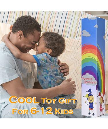 RaboSky Double-Sided Dart Board Game | Magnetic Darts | Outdoor Sports Toy for Boys and Girls | Birthday Gift for Ages 6-13 | Fun Party Game for Adults - Buy Online on GoSupps.com