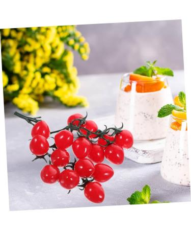 Abaodam 5pcs String Simulated Cherry Tomatoes Fake Cherries Lifelike Mini Tomatoes Fake Grapes Faux Cypress Garland Plastic Fruit Decor Mini Artificial Fruit Child Plant Fake Food Pvc Redx5pcs 18X16CMx5pcs - Buy Online on GoSupps.com