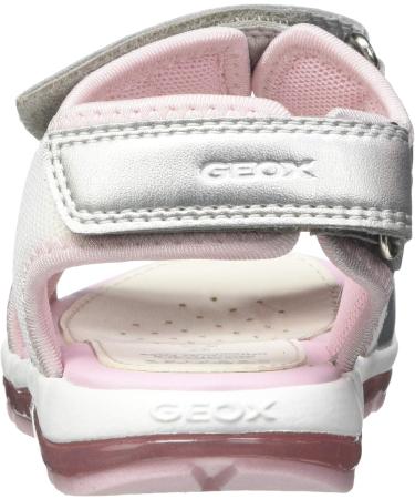 Geox Baby Girl's B Sandal Todo - Silver Pink, Size UK 5 - Buy Online on GoSupps.com