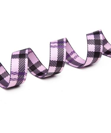 Mercano Adjustable Dog Collar - Soft Nylon Comfort & Robust Pattern for Small & Medium Dogs Puppies and Cats (Large Checkered Purple) - Buy Online on GoSupps.com