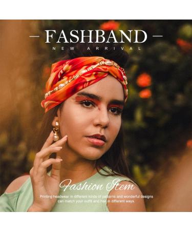 Boho Tie Black Elastic Hair Bands for Women & Girls | Slipproof Striped Yoga Accessories (2 Pack) - Buy Online on GoSupps.com