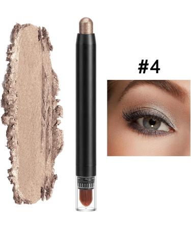 Eye Shadow Stick Shiny Makeup Pencil | Waterproof Neutral Eyeshadow Stick Makeup Cream Eye Shadow Pencil Crayon Shakven B - Buy Online on GoSupps.com