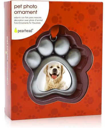 Pearhead Pet Holiday Ornament - Dog/Cat Photo Frame Christmas Keepsake - Buy Online on GoSupps.com