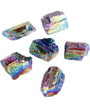 Rough Stones Raw Gemstone Raw Gemstone Healing Crystals | Crystals and Healing Stones Mineral Specimen Gemstones and Crystals Rough Tourmaline Crystals Decor Ornament for Naysku - Buy Online on GoSupps.com