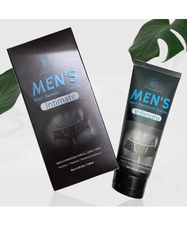 Men's Intimate Hair Removal Cream - Effective & Painless Depilatory Cream for Unwanted Male Hair in Private Area - 4.2 Fl Oz (Pack of 1) - Buy Online on GoSupps.com