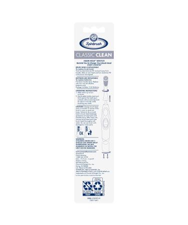Arm & Hammer Spinbrush Classic Clean Powered Toothbrush - 1 Count - Buy Online on GoSupps.com