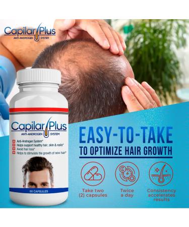 CalviStop Capilar Plus: Hair Growth Supplement & Anti-Androgen Treatment - 60 Count - Buy Online on GoSupps.com