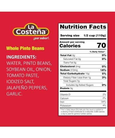 La Costena Bayos Whole Beans 400g (Pack 3) / Mexican Pinto Beans in Can Tinned Bayos Frijoles Pinto Beans - Buy Online on GoSupps.com