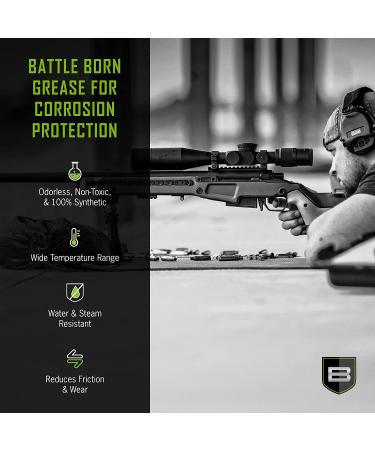 Breakthrough Clean Battle Born Gun Grease 12cc Syringe - PTFE Lubricant for Rust Protection - Buy Online on GoSupps.com