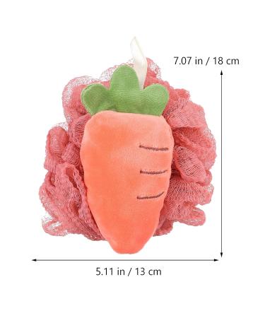 Lurrose Christmas Bath Sponge Set - 3-Piece Soft Loofahs with Strawberry, Avocado, and Carrot Design for Xmas Holiday Shower - Party Favors & Supplies - Buy Online on GoSupps.com