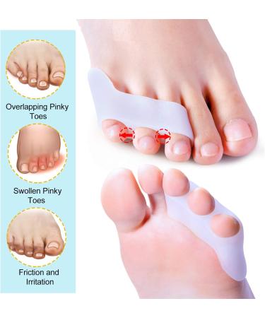 Sumiwish 10x Silicone Toe Spreader | Small Toe Separator & Protector for Overlapping Toes | Relief from Toe Pressure & Pain - Buy Online on GoSupps.com