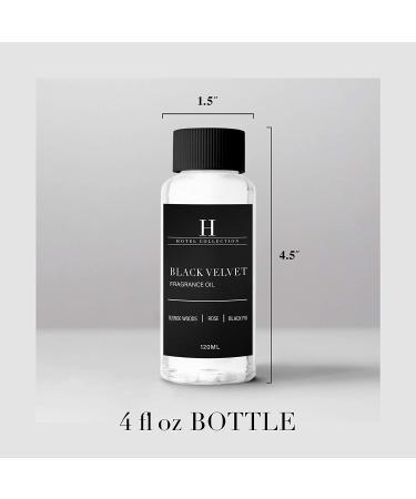 Hotel Collection Black Velvet Scent Oil - Aromatherapy Diffuser Oil with Zesty Citrus, Black Fig, and Rose - 120mL - Buy Online on GoSupps.com
