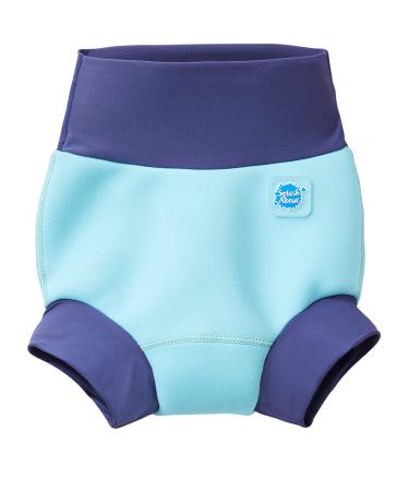 Splash About Baby & Toddler Happy Nappy Reusable Swim Nappy Blue Cobalt 3-4 Years