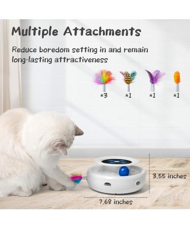 ORSDA Replaceable Feathers and Fluffy Toy Accessories 6Pcs Feather Refill for All ORSDA cat Toys 6pcs Replacement Feathers - Buy Online on GoSupps.com