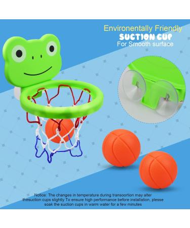 Bath Toy Basketball Hoop for 1-3 Year Old Toddler - Fun Frog Design | Ideal Gifts for Boys and Girls - Ages 6M - Buy Online on GoSupps.com