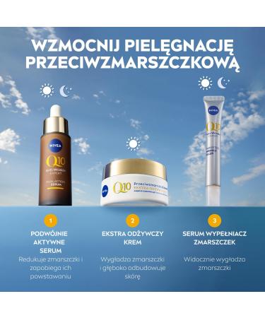 NIVEA Q10 Extra Nutrition Reconstructing Anti-Wrinkle Day Cream SPF 15 50 ml - Buy Online on GoSupps.com