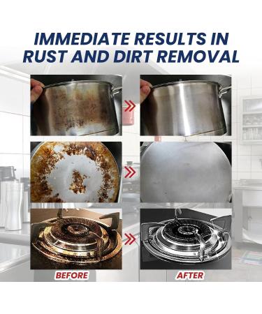 Stainless Steel Clean Wax Magical Nano-Technology Stainless Steel Cleaning Paste Stainless Steel Cleaner And Polish 3 In 1 Stainless Steel Wax Cleaner for Grease Sink Oven (2 Pcs) - Buy Online on GoSupps.com