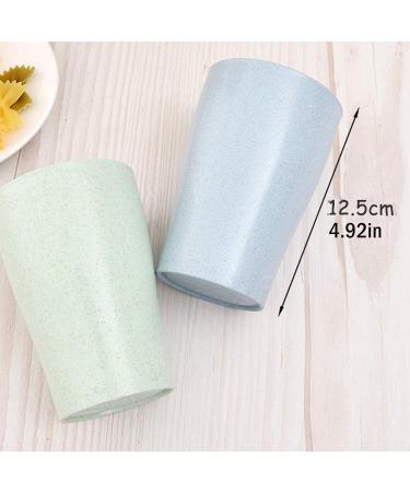Meiyoumk 4pcs Travel Mouthwash Cup Portable Toothbrush & Water Cups for Home & Trips | Multicolored Travel Plastic Cups - Buy Online on GoSupps.com