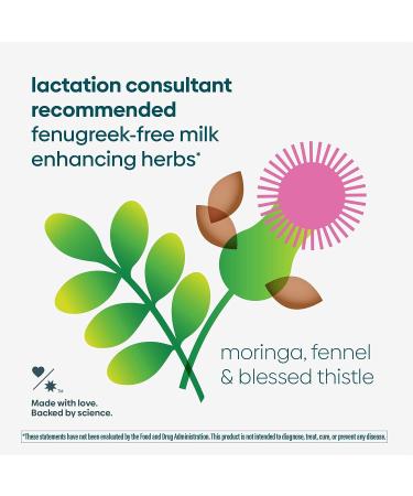 UpSpring Milkflow Immune Support Drink Mix - Elderberry Lemonade Flavor | Lactation Supplement for Breastfeeding Mothers | Fenugreek-Free Moringa Blend | 16 Servings - Buy Online on GoSupps.com
