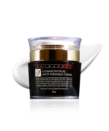 Dermaheal Anti-Wrinkle Cream Anti Aging Face Moisturizer Advanced Peptide Complex for Fine Lines Firming & Collagen Support Deep Hydration Day & Night Care for Mature Skin 1.41 oz