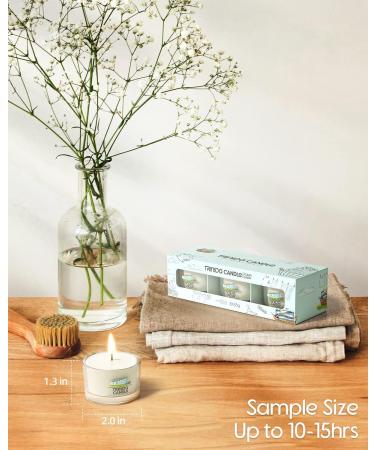 TRINIDa Fresh Linen Scented Candles Gift Set - 17 Variants, 3 White Filled Votives - Ideal Gifts for Women | Sweet Home Collection - Buy Online on GoSupps.com
