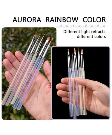 BQAN 5pc Nail Art Brushes Set for Ombre, Painting, and UV Gel Designs - Buy Online on GoSupps.com