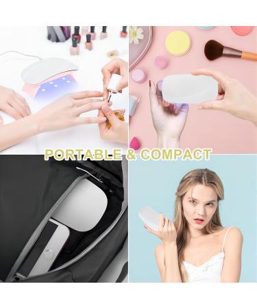 Madenia Mini UV Lamp for Gel Nails | 6W Portable USB Nail Dryer with 60s Timer - Pink UV LED Nail Lamp for Beginners & Shellac - Buy Online on GoSupps.com