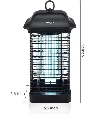 SUREZAP 18W Outdoor Indoor 4000V Electric Bug and Fly Zapper MO004 Effective Bugs Flies Mosquitoes Moths and Other Flying Insects - Buy Online on GoSupps.com