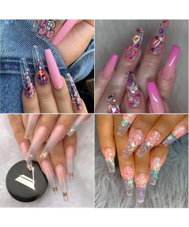 ROSALIND 60ml Clear Poly Nail Gel - Nail Art Acrylic Extension Tube for Women - UV Lamp Required - Buy Online on GoSupps.com